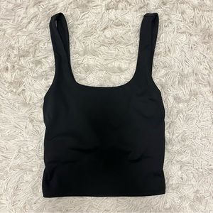 soft black pacsun crop top tank
